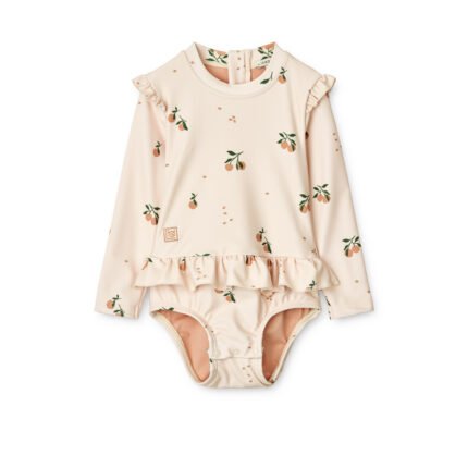Liewood Sille Baby Printed Swimsuit Peach / Sea shell
