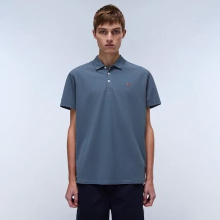 NAPAPIJRI Polo Ealis Stormy Weat Grey/Donkergrijs