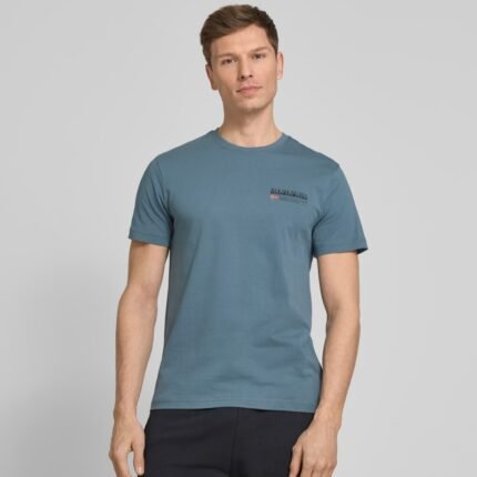 NAPAPIJRI T-Shirt Kasba Stromy Weat Grey/Donkergrijs