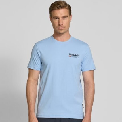 NAPAPIJRI T-Shirt Kasba Soft Chambr/Blauw