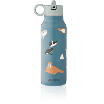 Liewood Falk Water Bottle 350 ml Arctic Sea / Ocean view